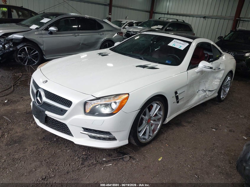 2016 Mercedes-benz Sl-klasse VIN WDDJK6FA5GF040783 IAAI salvage auction — LEFT SIDE, Clear (Virginia), sold $8,300 on 2026-08-24 (photo 2)
