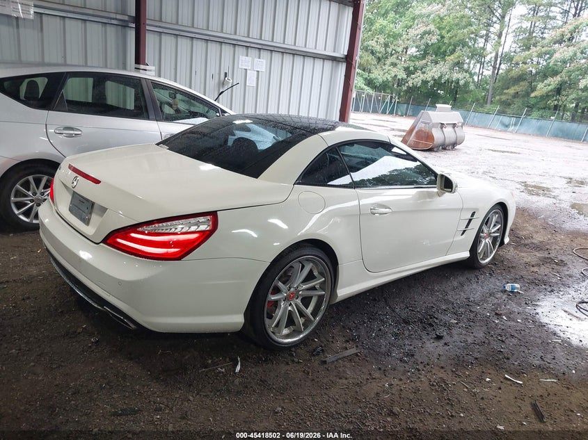 2016 Mercedes-benz Sl-klasse VIN WDDJK6FA5GF040783 IAAI salvage auction — LEFT SIDE, Clear (Virginia), sold $8,300 on 2026-08-24 (photo 4)