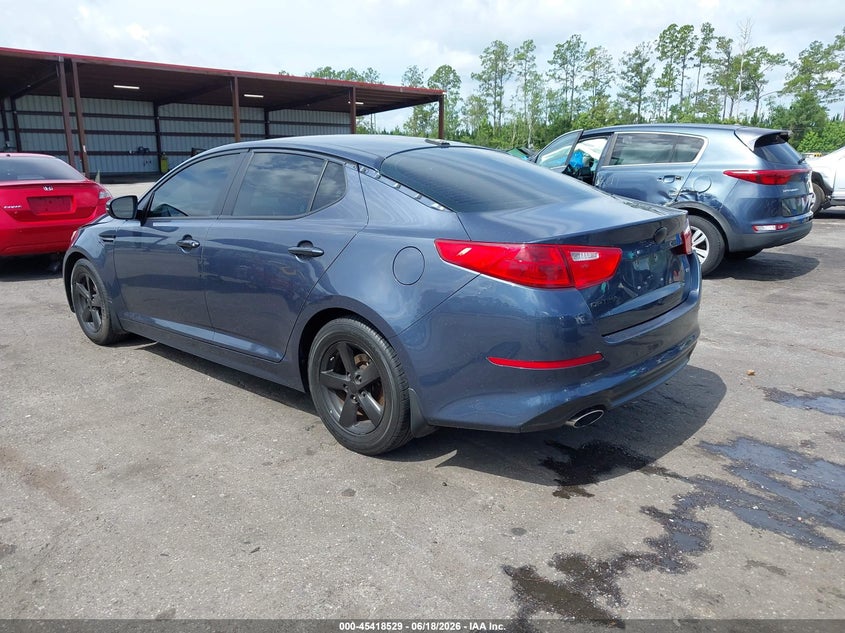 2015 Kia Optima VIN 5XXGM4A7XFG416702 IAAI salvage auction — FRONT END, Rebuildable (Florida), sold $425 on 2026-07-28 (photo 3)