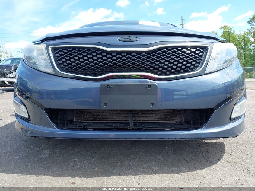 2015 Kia Optima VIN 5XXGM4A7XFG416702 IAAI salvage auction — FRONT END, Rebuildable (Florida), sold $425 on 2026-07-28 (photo 6)