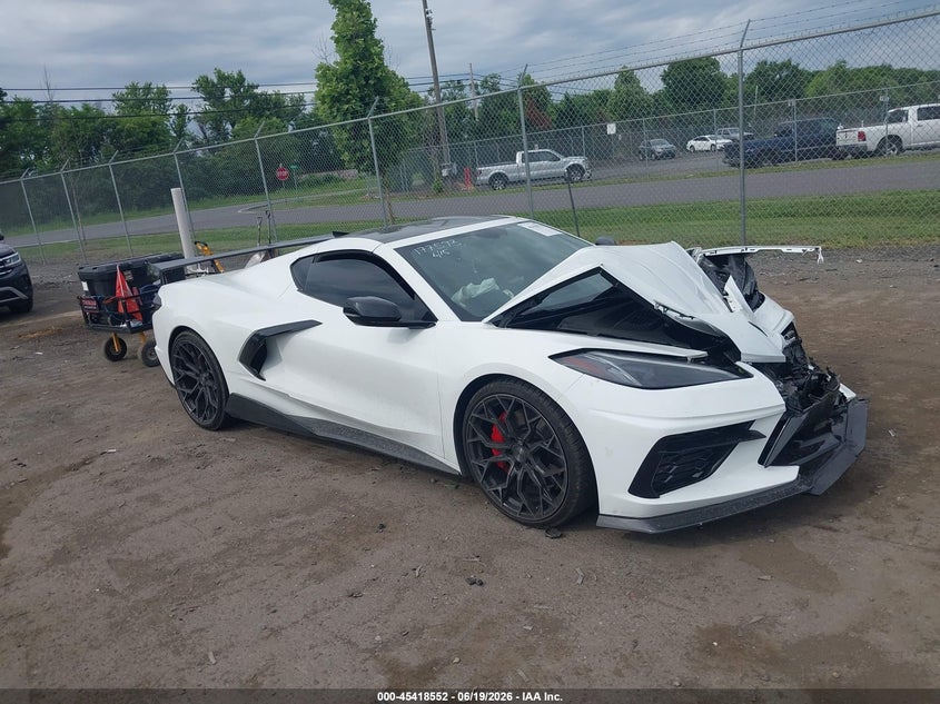 2020 Chevrolet Corvette VIN 1G1Y82D47L5103355 IAAI salvage auction — FRONT END, Salvage (Virginia), sold $18,100 on 2026-07-30 (photo 1)