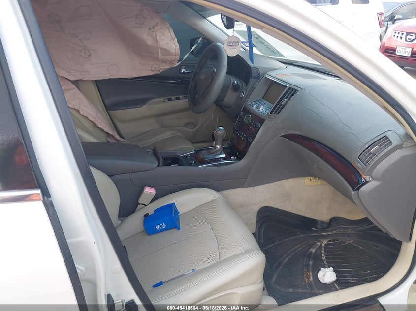 2010 Infiniti G VIN JN1CV6AP3AM203829 IAAI salvage auction — LEFT REAR, Salvage (Texas), sold $700 on 2026-07-29 (photo 5)