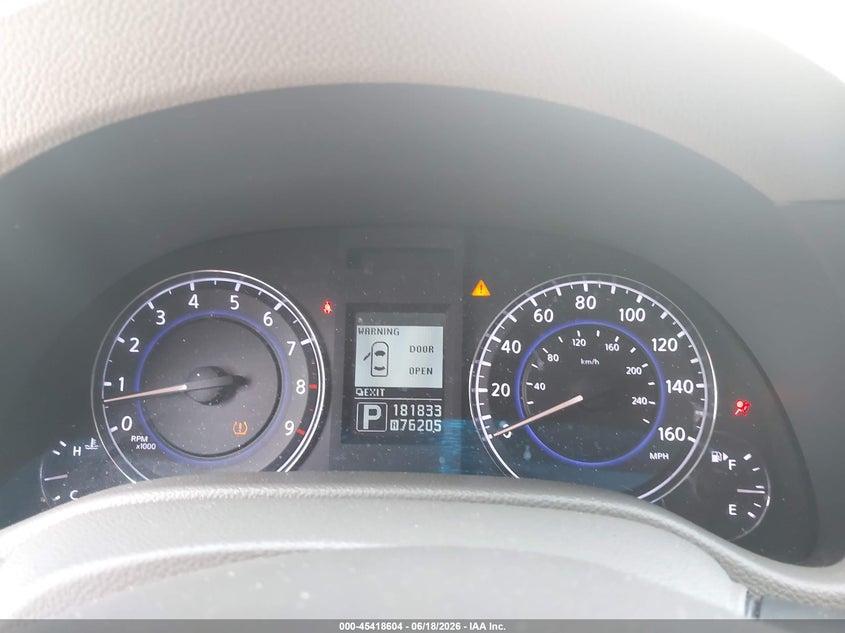2010 Infiniti G VIN JN1CV6AP3AM203829 IAAI salvage auction — LEFT REAR, Salvage (Texas), sold $700 on 2026-07-29 (photo 7)