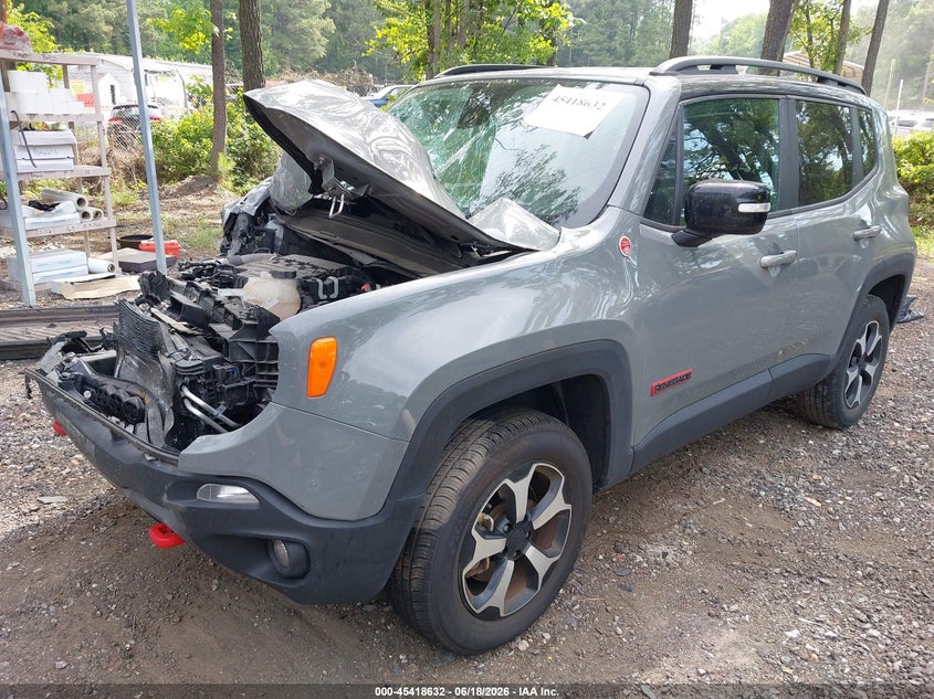 2022 Jeep Renegade VIN ZACNJDC14NPN47799 IAAI salvage auction — FRONT END, Salvage (Virginia), sold $25 on 2026-07-31 (photo 2)