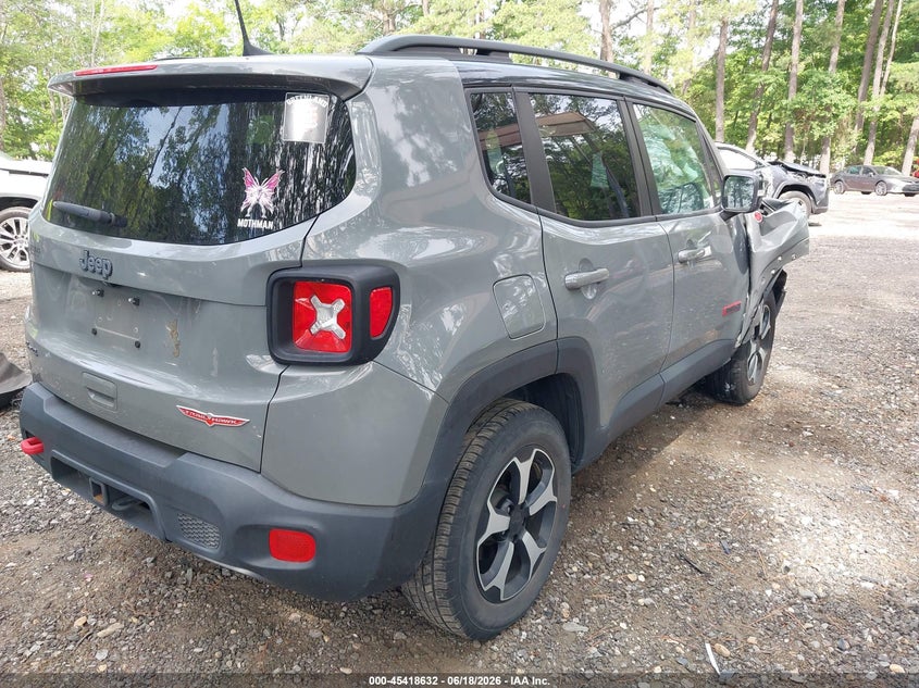 2022 Jeep Renegade VIN ZACNJDC14NPN47799 IAAI salvage auction — FRONT END, Salvage (Virginia), sold $25 on 2026-07-31 (photo 4)