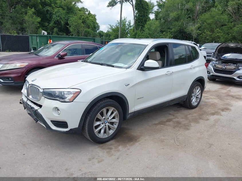 2015 BMW X3 VIN 5UXWX9C50F0D56024 IAAI salvage auction — FRONT END, Salvage (Missouri), sold $1,000 on 2026-07-29 (photo 2)