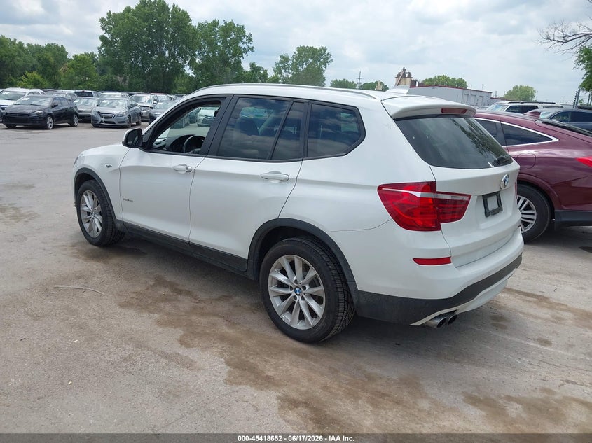 2015 BMW X3 VIN 5UXWX9C50F0D56024 IAAI salvage auction — FRONT END, Salvage (Missouri), sold $1,000 on 2026-07-29 (photo 3)