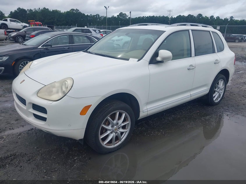 2005 Porsche Cayenne VIN WP1AB29P35LA65388 IAAI salvage auction — REAR END, Clear (Georgia), sold $800 on 2026-07-10 (photo 2)