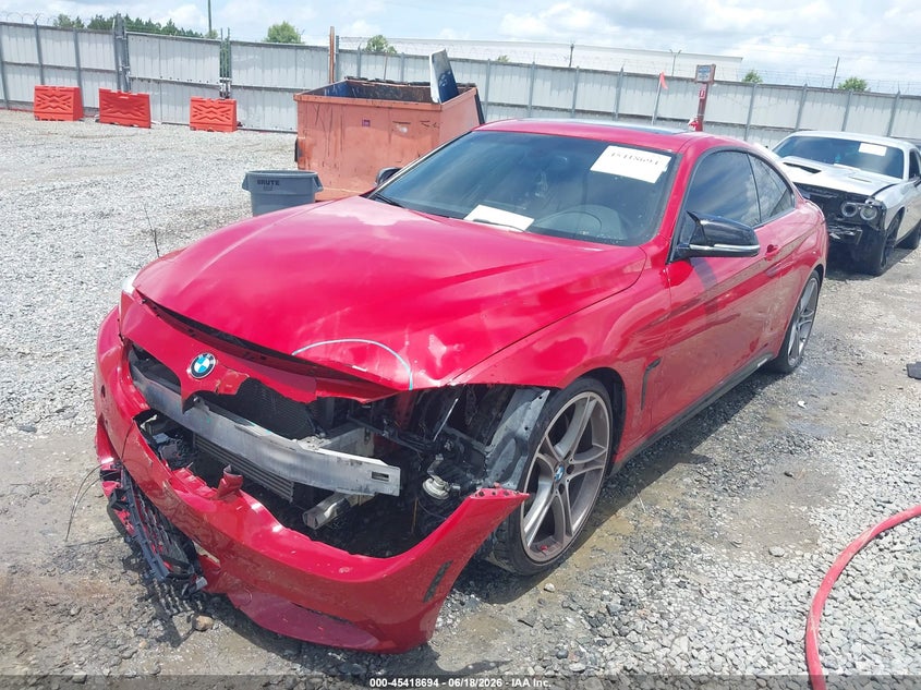 2016 BMW 4er VIN WBA3N7C55GK226884 IAAI salvage auction — FRONT END, Salvage (Georgia), sold $2,450 on 2026-07-20 (photo 6)