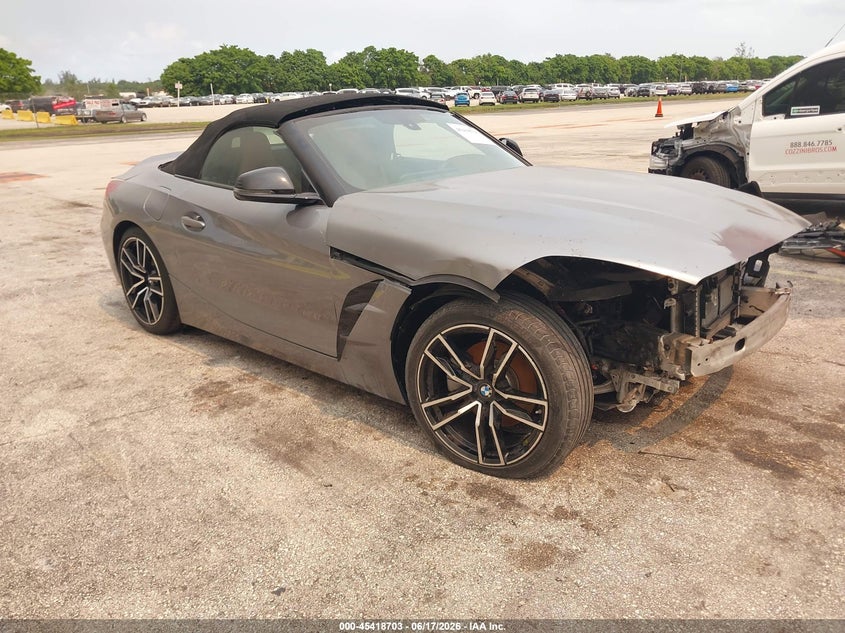 2024 BMW Z4 VIN WBAHF3C08RWY33664 IAAI salvage auction — ALL OVER, Rebuildable (Florida), sold $9,350 on 2026-07-30 (photo 1)