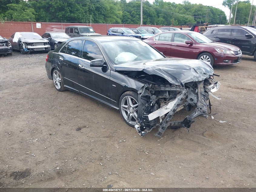 2012 Mercedes-benz E-class VIN WDDHF5KB3CA638793 IAAI salvage auction — NORMAL WEAR, Clear (New Jersey), sold $650 on 2026-07-15 (photo 1)