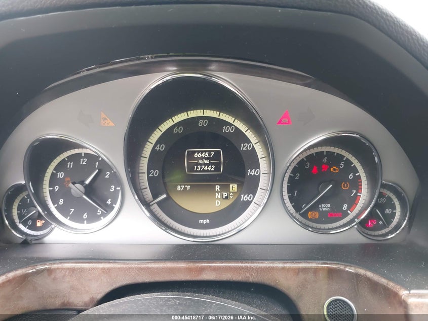 2012 Mercedes-benz E-class VIN WDDHF5KB3CA638793 IAAI salvage auction — NORMAL WEAR, Clear (New Jersey), sold $650 on 2026-07-15 (photo 7)