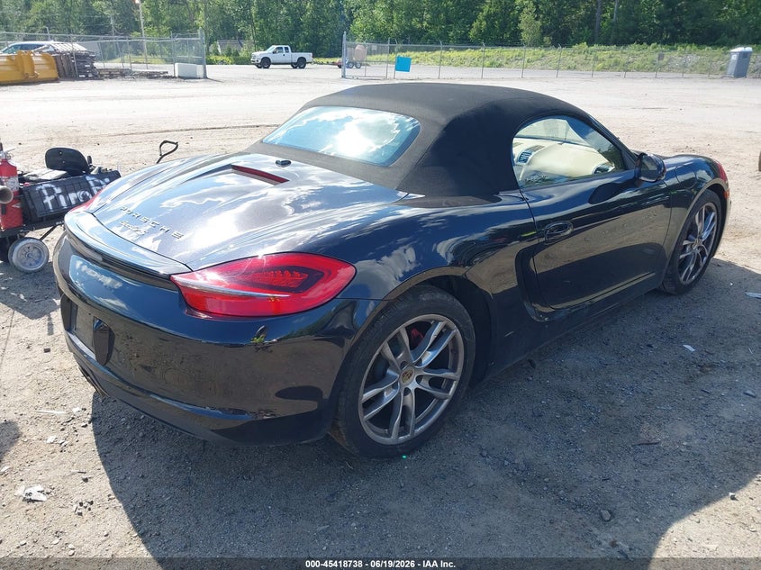 2014 Porsche Boxster VIN WP0CB2A80ES141086 IAAI salvage auction — REAR END, Salvage (Massachusetts), sold $17,875 on 2026-09-18 (photo 4)
