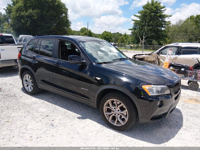 2013 BMW X3 VIN 5UXWX9C54D0D02125 IAAI salvage auction — NORMAL WEAR, Clear (Mississippi), sold $1,650 on 2026-07-06 (photo 1)