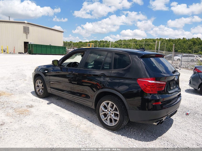 2013 BMW X3 VIN 5UXWX9C54D0D02125 IAAI salvage auction — NORMAL WEAR, Clear (Mississippi), sold $1,650 on 2026-07-06 (photo 3)