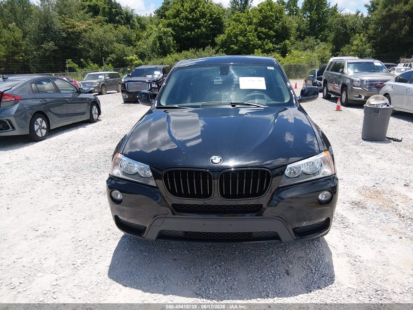 2013 BMW X3 VIN 5UXWX9C54D0D02125 IAAI salvage auction — NORMAL WEAR, Clear (Mississippi), sold $1,650 on 2026-07-06 (photo 6)