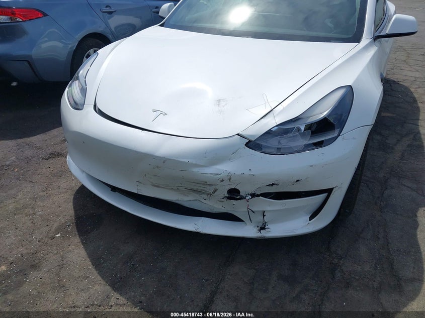2021 Tesla Model 3 VIN 5YJ3E1EB1MF035443 IAAI salvage auction — LEFT FRONT, Salvage (North Carolina), sold $8,200 on 2026-07-23 (photo 6)