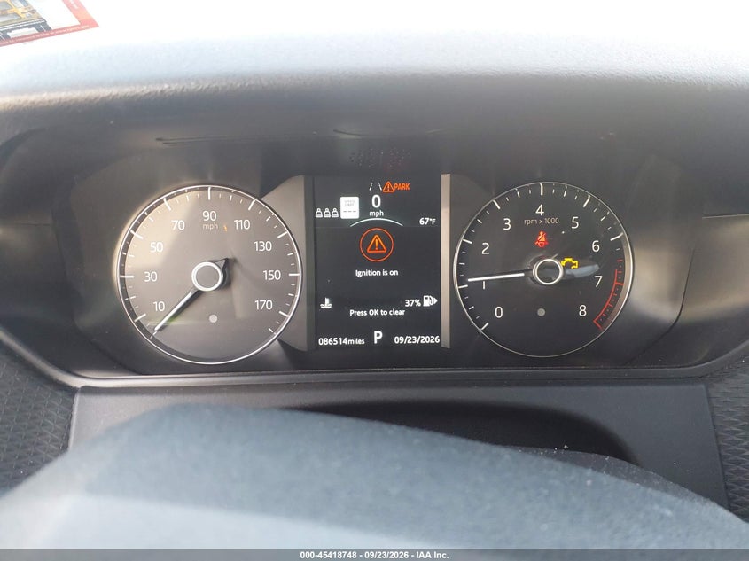 2020 Land rover Range rover velar VIN SALYB2EX1LA249560 IAAI salvage auction — THEFT, Salvage (New Jersey), sold $9,175 on 2026-10-02 (photo 7)
