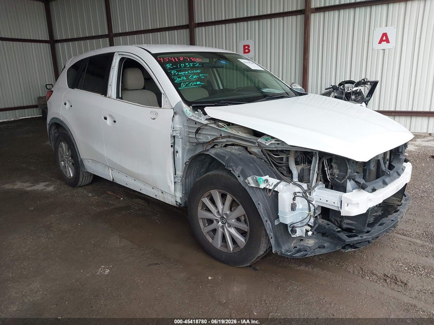 2016 Mazda Cx-5 VIN JM3KE2CY6G0852183 IAAI salvage auction — FRONT END, Original (Texas), sold $1,250 on 2026-07-28 (photo 1)