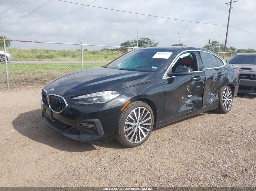 2023 BMW 2er VIN WBA53AK08P7M47612 IAAI salvage auction — LEFT SIDE, Salvage Title, sold $6,250 on 2026-08-04 (photo 2)