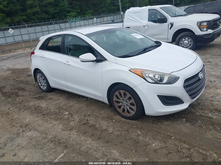2017 Hyundai Elantra VIN KMHD35LHXHU349478 IAAI salvage auction — REAR END, Salvage (Georgia), sold $25 on 2026-07-30 (photo 1)