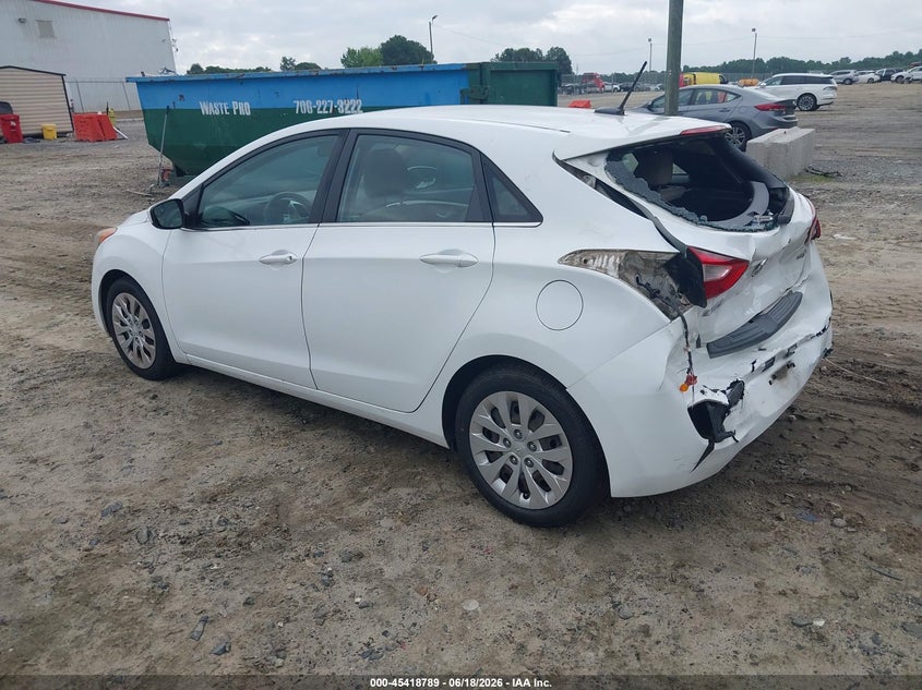 2017 Hyundai Elantra VIN KMHD35LHXHU349478 IAAI salvage auction — REAR END, Salvage (Georgia), sold $25 on 2026-07-30 (photo 3)