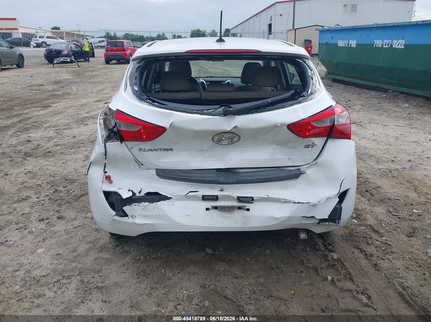 2017 Hyundai Elantra VIN KMHD35LHXHU349478 IAAI salvage auction — REAR END, Salvage (Georgia), sold $25 on 2026-07-30 (photo 6)
