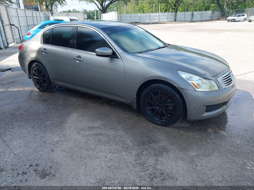 2009 Infiniti G37 VIN JNKCV61F29M362940 IAAI salvage auction — ENGINE DAMAGE, Clear (Florida), sold $250 on 2026-07-22 (photo 1)