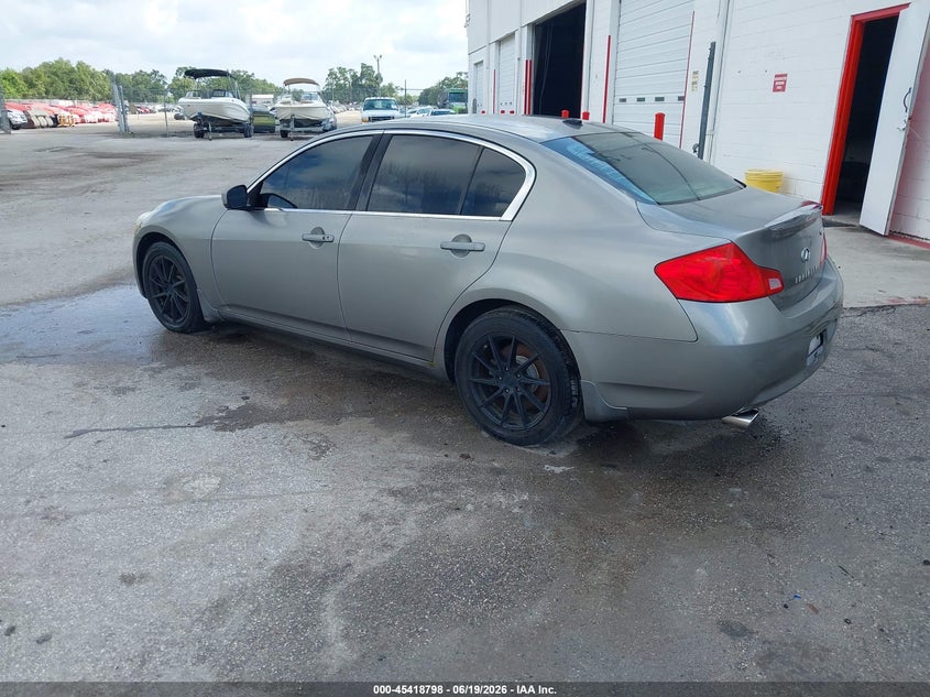 2009 Infiniti G37 VIN JNKCV61F29M362940 IAAI salvage auction — ENGINE DAMAGE, Clear (Florida), sold $250 on 2026-07-22 (photo 3)