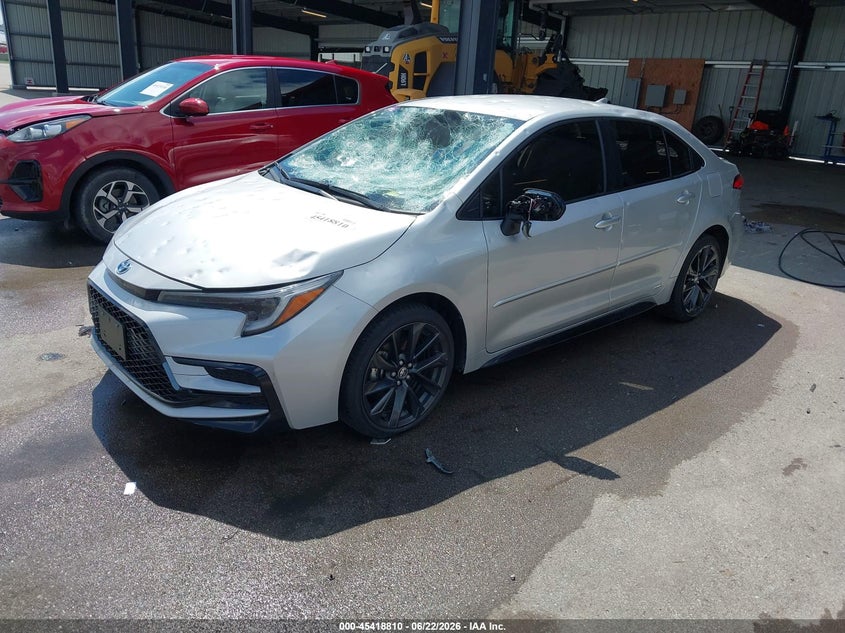 2023 Toyota Corolla VIN JTDBDMHE0PJ000640 IAAI salvage auction — HAIL, Salvage (Nebraska), sold $6,775 on 2026-07-30 (photo 2)