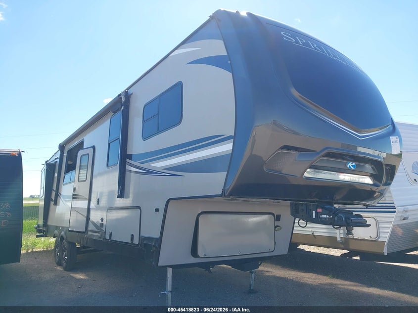 2020 Keystone Rv 3530fwden VIN 4YDF35322L1531367 IAAI salvage auction — SIDE, Regular (South Dakota), sold $175 on 2026-08-25 (photo 1)