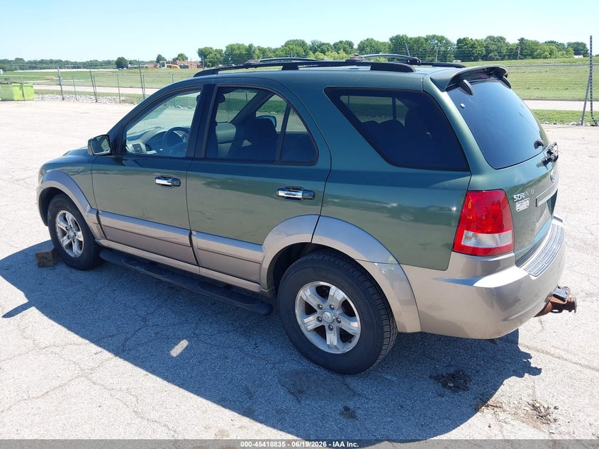 2006 Kia Sorento VIN KNDJC733165564004 IAAI salvage auction — RIGHT SIDE, Salvage (Illinois), sold $450 on 2026-07-29 (photo 3)