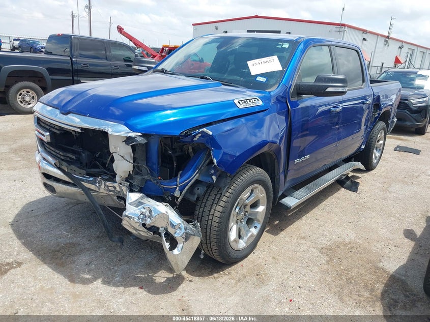 2019 Ram 1500 VIN 1C6RREFT3KN617658 IAAI salvage auction — LEFT SIDE, Salvage Title, sold $8,500 on 2026-08-29 (photo 2)