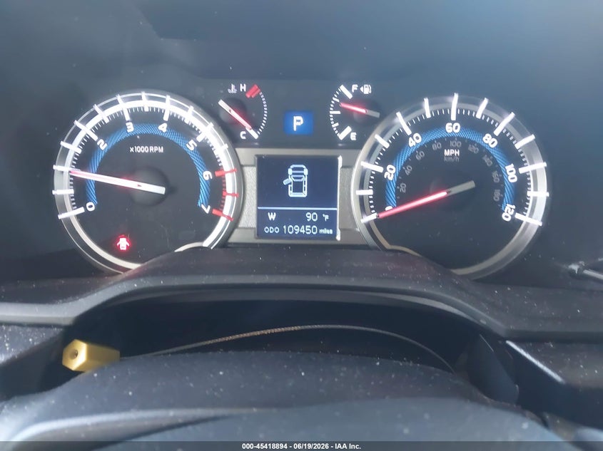 2019 Toyota 4runner VIN JTEBU5JR9K5679078 IAAI salvage auction — LEFT SIDE, Rebuildable (Florida), sold $22,275 on 2026-07-07 (photo 7)