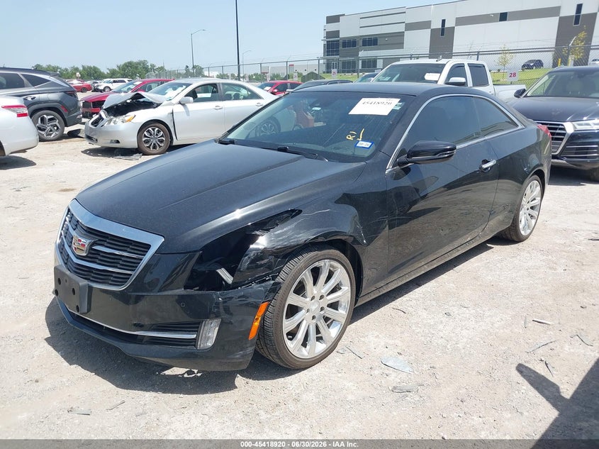 2015 Cadillac Ats VIN 1G6AC1R37F0114359 IAAI salvage auction — LEFT FRONT, Original (Texas), sold $7,600 on 2026-08-11 (photo 2)