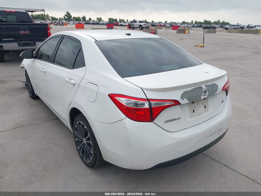 2014 Toyota Corolla VIN 5YFBURHE8EP056119 IAAI salvage auction — LEFT FRONT, Original (Texas), sold $2,700 on 2026-07-29 (photo 3)