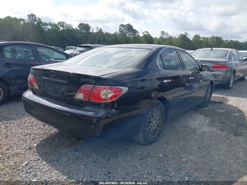 2004 Lexus Es 330 VIN JTHBA30G445046605 IAAI salvage auction — NORMAL WEAR, Salvage (South Carolina), sold $575 on 2026-07-07 (photo 4)