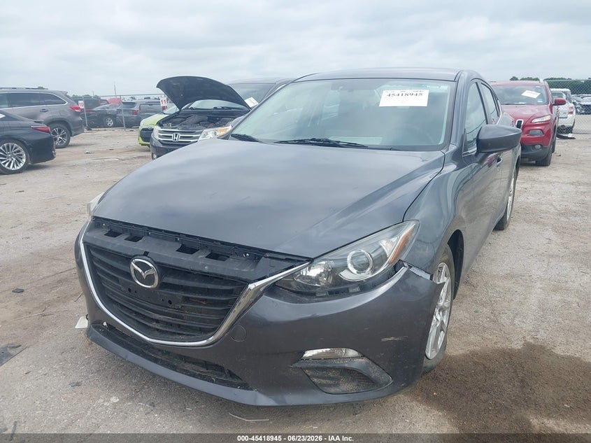 2016 Mazda 3 VIN JM1BM1U78G1316115 IAAI salvage auction — FRONT END, Salvage (Texas), sold $2,675 on 2026-07-24 (photo 2)