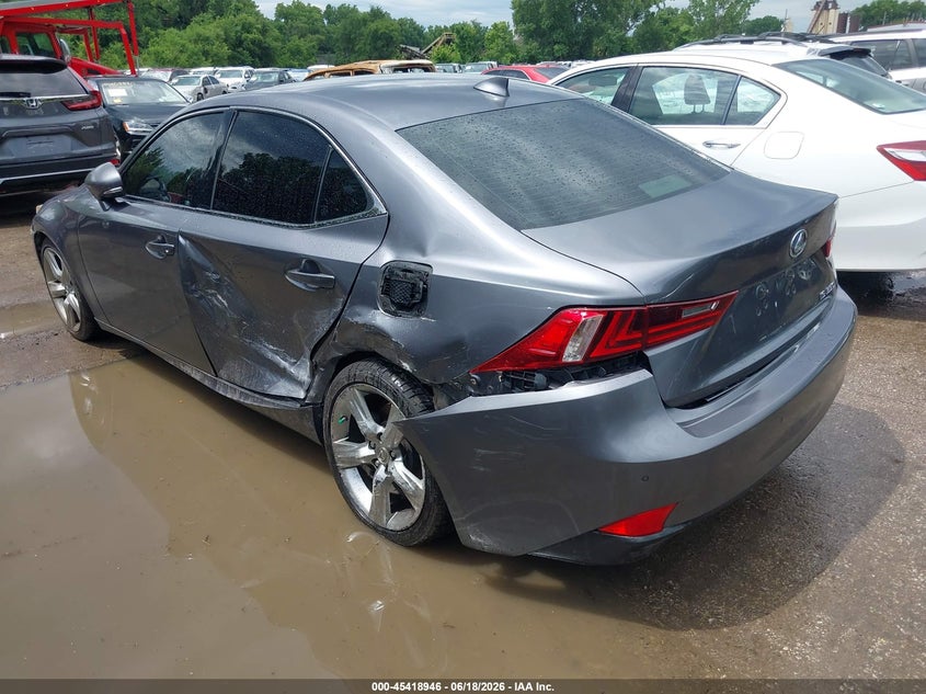 2014 Lexus Is VIN JTHBE1D20E5004750 IAAI salvage auction — LEFT SIDE, Salvage (Missouri), sold $4,400 on 2026-07-19 (photo 3)