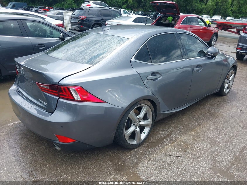 2014 Lexus Is VIN JTHBE1D20E5004750 IAAI salvage auction — LEFT SIDE, Salvage (Missouri), sold $4,400 on 2026-07-19 (photo 4)