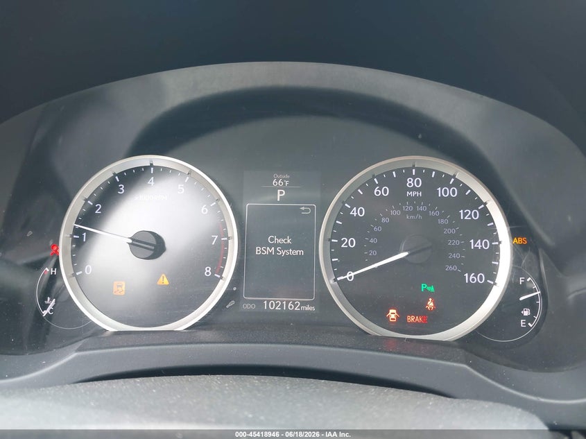 2014 Lexus Is VIN JTHBE1D20E5004750 IAAI salvage auction — LEFT SIDE, Salvage (Missouri), sold $4,400 on 2026-07-19 (photo 7)