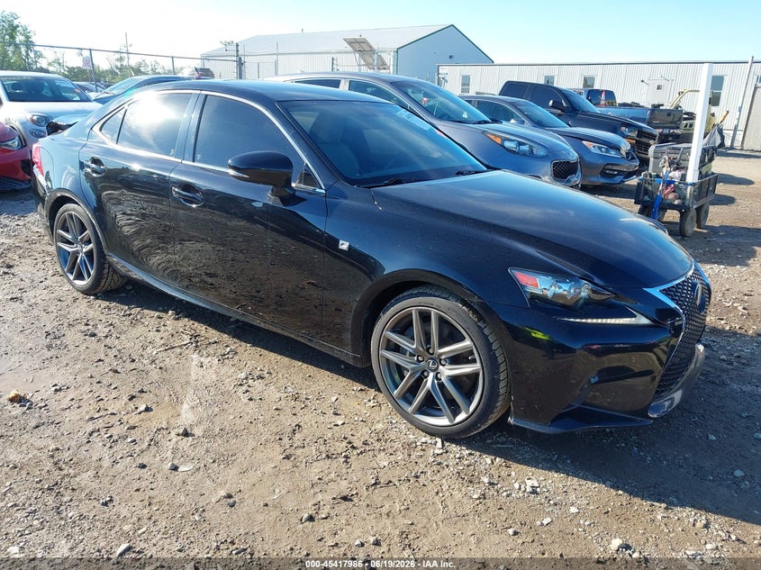 2015 Lexus Is VIN JTHCE1D27F5006453 IAAI salvage auction — REAR END, Salvage Title, sold $7,000 on 2026-07-23 (photo 1)
