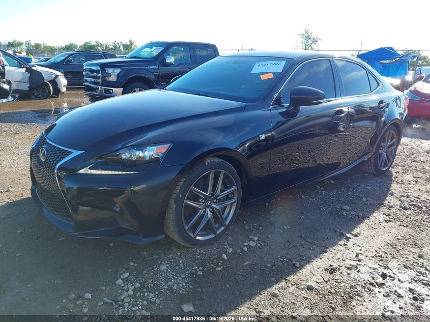 2015 Lexus Is VIN JTHCE1D27F5006453 IAAI salvage auction — REAR END, Salvage Title, sold $7,000 on 2026-07-23 (photo 2)