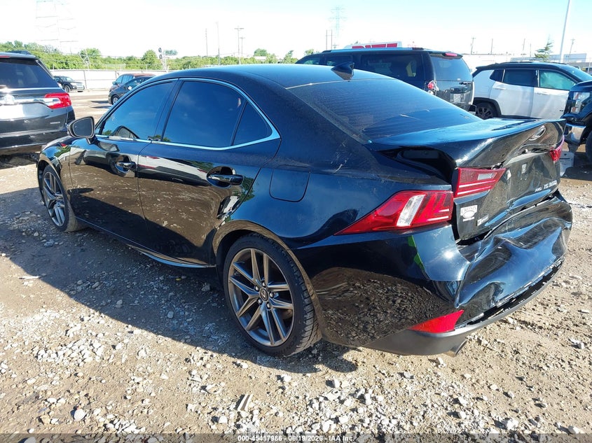 2015 Lexus Is VIN JTHCE1D27F5006453 IAAI salvage auction — REAR END, Salvage Title, sold $7,000 on 2026-07-23 (photo 3)