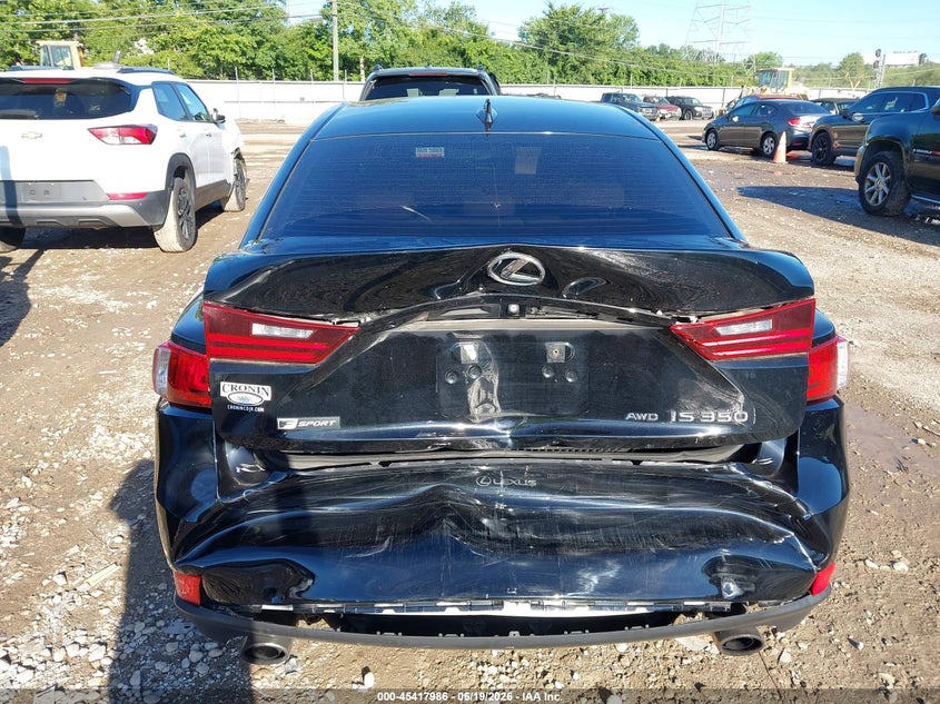 2015 Lexus Is VIN JTHCE1D27F5006453 IAAI salvage auction — REAR END, Salvage Title, sold $7,000 on 2026-07-23 (photo 6)
