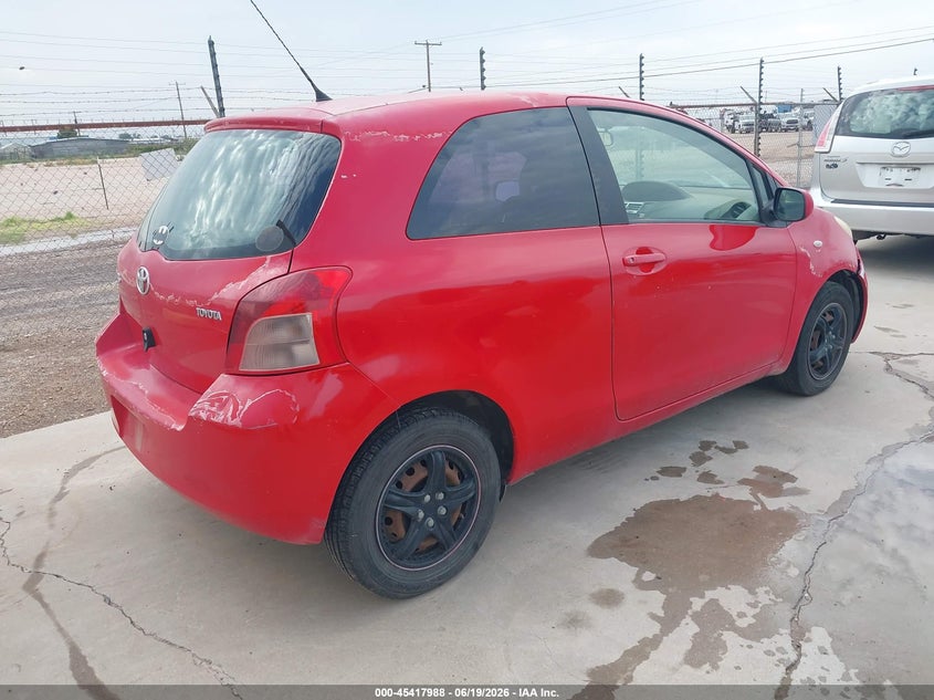 2008 Toyota Yaris VIN JTDJT923185198559 IAAI salvage auction — NORMAL WEAR, Original (Texas), sold $425 on 2026-07-30 (photo 4)