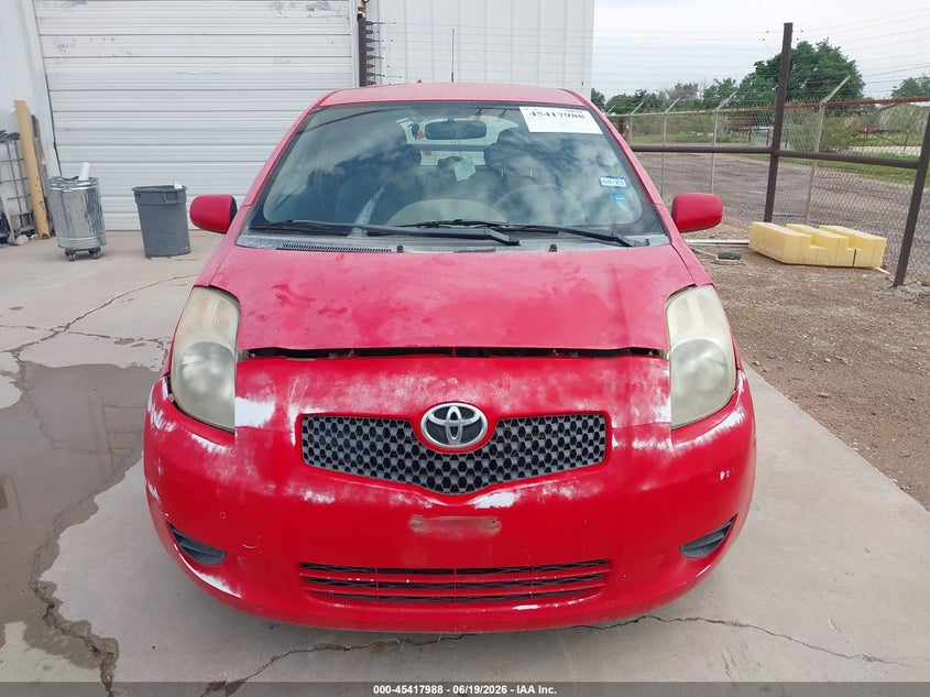 2008 Toyota Yaris VIN JTDJT923185198559 IAAI salvage auction — NORMAL WEAR, Original (Texas), sold $425 on 2026-07-30 (photo 6)