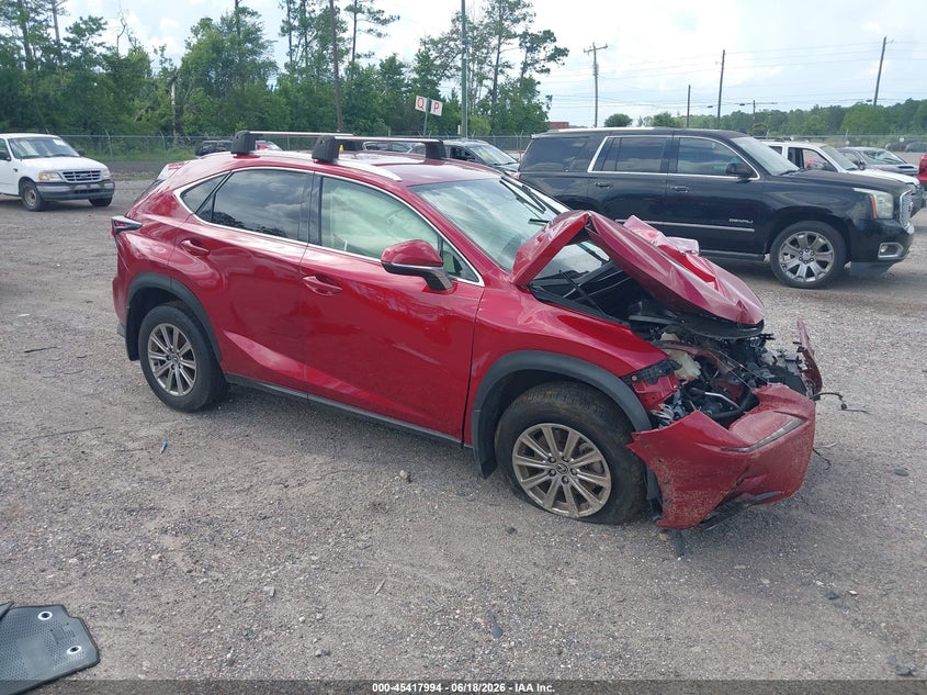 2021 Lexus Nx VIN JTJDARBZ8M5032733 IAAI salvage auction — LEFT & RIGHT, Salvage Title, sold $2,300 on 2026-07-14 (photo 1)