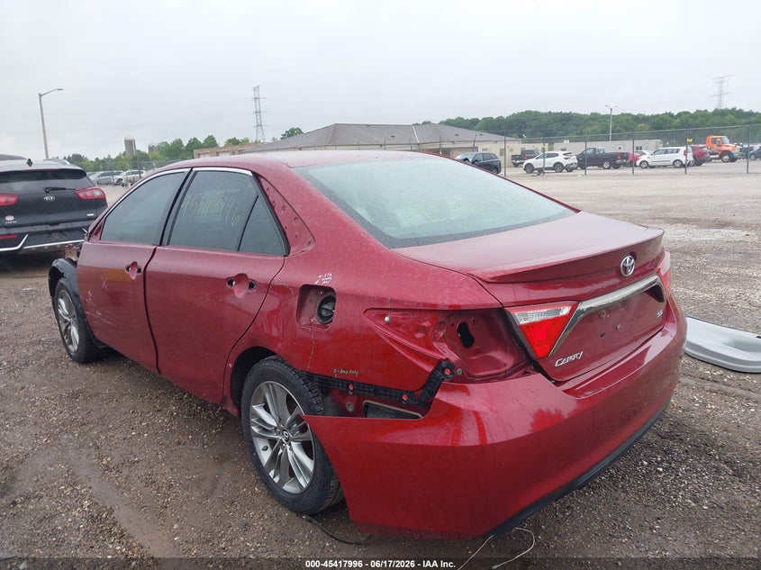 2015 Toyota Camry VIN 4T1BF1FK2FU892366 IAAI salvage auction — FRONT & REAR, Clear (Wisconsin), sold $1,900 on 2026-07-05 (photo 3)