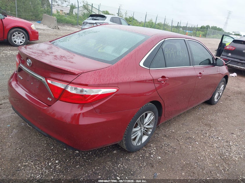 2015 Toyota Camry VIN 4T1BF1FK2FU892366 IAAI salvage auction — FRONT & REAR, Clear (Wisconsin), sold $1,900 on 2026-07-05 (photo 4)